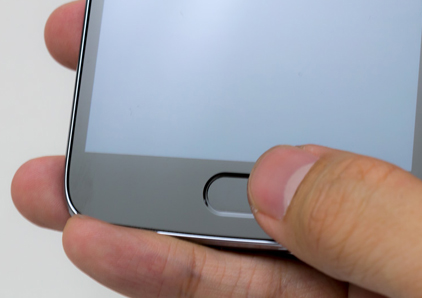 指紋センサーの写真