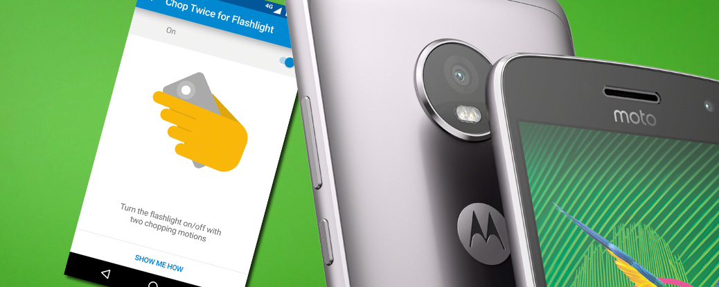 身体の動きを感知して機能を実行。痒いところに手が届く「Motoアクション」